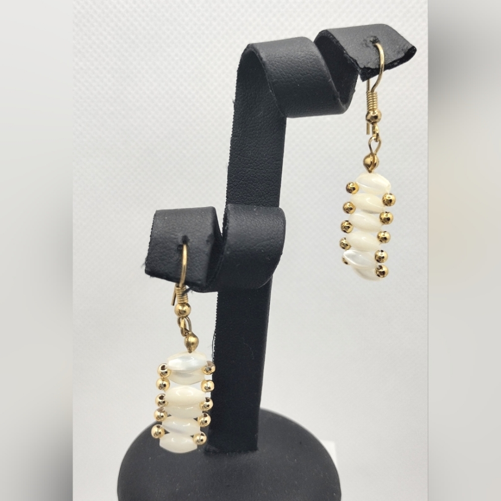 Fashion Business Casual Beaded Dangle Drop Earrings